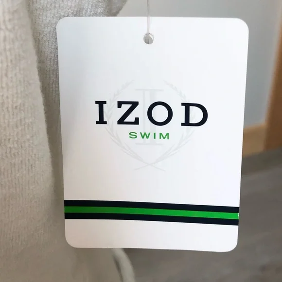 NWT IZOD White Terry Swim Coverup - Picture 9 of 10